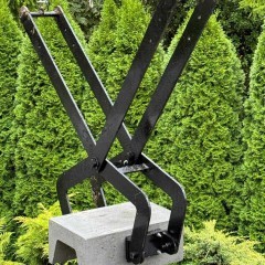 Chwytak koparki do korytek, krawężników, kamienia