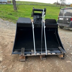 Łyżka skarpowa hydrauliczna SKANDYNAWSKA 140cm 8,5-11t