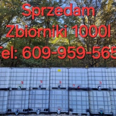 Zbiornik 1000l na wodę, deszczówkę 