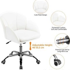 Fotel obrotowy z regulacją wysokości z podłokietnikami