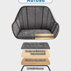 Zestaw Yaheetech 2 hokerów barowych, regulowana wysokość, szary.