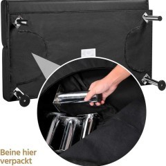 Sofa rozkładana Yaheetech z funkcją spania, czarna