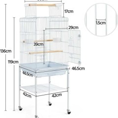 Klatka dla ptaków  dla papug falistych, kanarków i papug