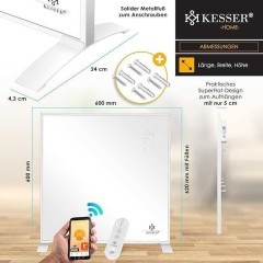 Grzejnik na podczerwień 350W grzejnik podłogowy i ścienny 2 w 1