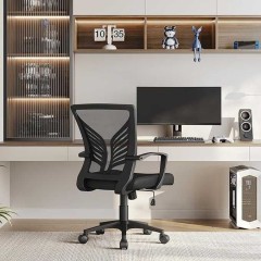 Ergonomiczne krzesło biurowe z funkcją kołysania, krzesło obrotowe