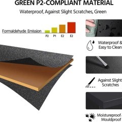 Zwykły stolik nocny Stolik nocny o wysokości 59 cm, 3 szuflady, czarny