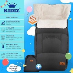 Kidiz Śpiwór niemowlęcy do wózka, ocieplany