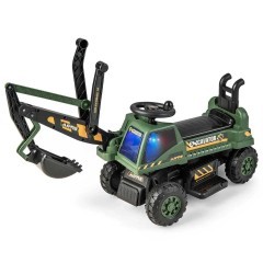 Koparka  z obrotową i regulowaną łyżką oraz muzyką