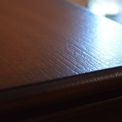 Stylowa KOMODA Retro Z OBRAZEM 2 Szuflady  Drewniana WYJĄTKOWA