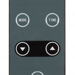 GRZEJNIK ELEKTRYCZNY SZKLANY konwektorowy 1000W pilot termostat czarny