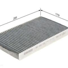 filtr kabinowy z węgl. CITROEN C2 03-, C4 04-