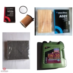 Zestaw filtrow FORD FOCUS II sedan 1.6 TDCi 90KM 05-12