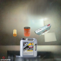 Fiat  DOBLO Furgon 223 1.9 JTD 77KW 03- filtry olej zestaw 5w40 5l