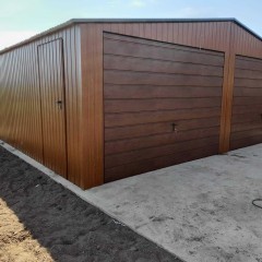 Garaż drewnopodobny Nowoczesne Garaże 35m2 Radom Grójec Sochaczew