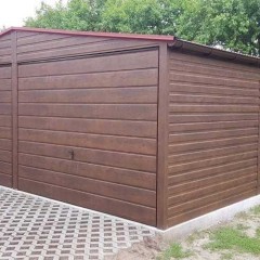 Garaż drewnopodobny Nowoczesne Garaże 35m2 Radom Grójec Sochaczew