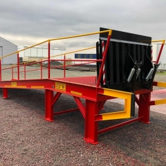 Rampa stacjonarna załądunek rozładunek TIR plac rozładunkowy