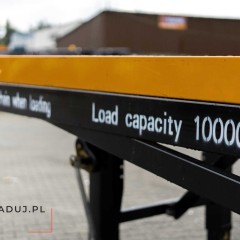 Rampa mobilna rozladunkowa załadunkowa najazd do kontenera 6 ton