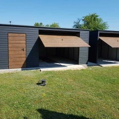 Garaż Drewnopodobny 7x5 Garaże Blaszane Producent Płock Raciąż Mława