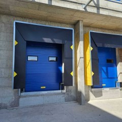 Uszczelnienie fartuchowe rampowe dokowe magazynowe 3420x3550x780 mm