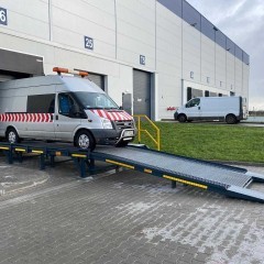 Rampa BUS podwyzszenie dla busa rozładunek POLSKA PRODUKCJA