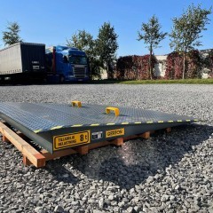 Rampa przenośna do rozładunku kontenerów