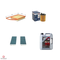Zestaw filtrow OLEJ BERLINGO MULTISPACE B9 1.6 HDi 114KM 10-