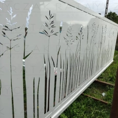 Ogrodzenia z blachy ciętej CNC