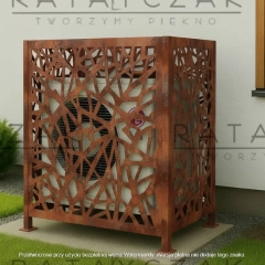 Zabudowa pompy ciepła na wymiar | Osłona stalowa / Corten
