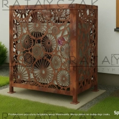 Designerska obudowa pompy ciepła – zrób z techniki ozdobę ogrodu!