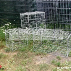 Gabiony zgrzewane 1x1x0,5 m, drut 4 mm, oczko 100x100 mm