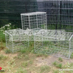 Gabiony zgrzewane 1x1x0,5 m, drut 4 mm, oczko 100x100 mm