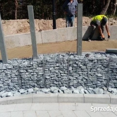 Gabiony zgrzewane 1x1x0,5 m, drut 4 mm, oczko 100x100 mm