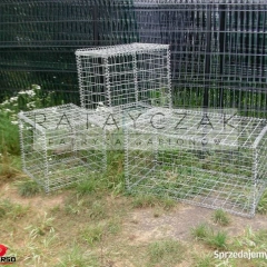 Gabiony zgrzewane 1x1x0,5 m, drut 4 mm, oczko 100x100 mm