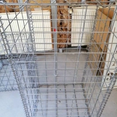 Gabiony zgrzewane 1x1x0,5 m, drut 4 mm, oczko 100x100 mm