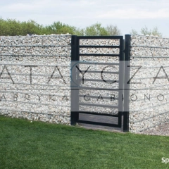 Słupek gabionowy 200x40x40 cm – cynkowany, komplet, 5 lat gwarancji