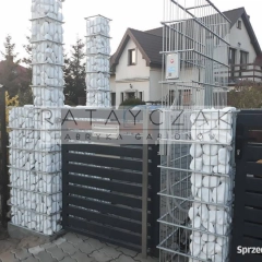 Słupek gabionowy 200x40x40 cm – cynkowany, komplet, 5 lat gwarancji