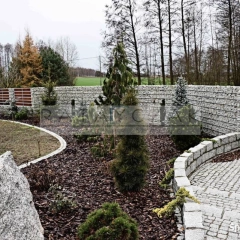 Słupek gabionowy 200x40x40 cm – komplet, cynk ogniowy, 5 lat gwarancji