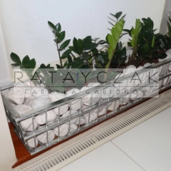 Słupek gabionowy 200x40x40 cm – komplet, cynk ogniowy, 5 lat gwarancji