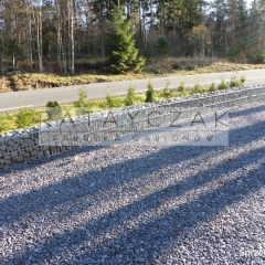 Słupek gabionowy 200x40x40 cm – komplet, cynk ogniowy, 5 lat gwarancji