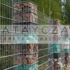 Słupek gabionowy 120 cm – gotowy do montażu, 5 lat gwarancji