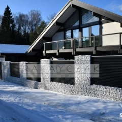 Mur gabionowy 200x180x40 – solidny, kompletny, 5 lat gwarancji