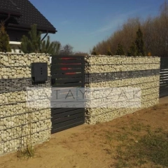 Mur gabionowy 200x180x40 – solidny, kompletny, 5 lat gwarancji