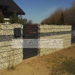 Mur gabionowy 200x180x40 – solidny, kompletny, 5 lat gwarancji