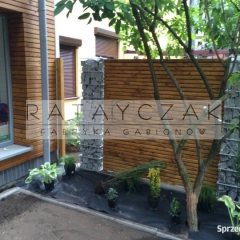 Słupek gabionowy 120x40x40 cm – komplet, ocynk ogniowy, 5 lat gwarancji