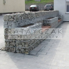 Słupek gabionowy 120x40x40 cm – komplet, ocynk ogniowy, 5 lat gwarancji