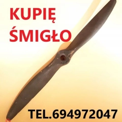 KUPIĘ STARE DREWNIANE ŚMIGŁO OD SAMOLOTU KONTAKT 694972047