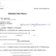 Świadectwo Pracy. Potwierdź Zatrudnienie