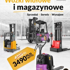 Wózek widłowy czołowy – nowy