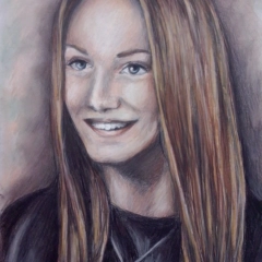 Portret ze zdjęcia ołówkiem lub kredkami elegancki i wzruszający prezent 