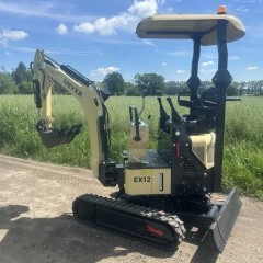 Minikoparka MEYER EX12 Joystick + Skrętne ramie silnik YANMAR